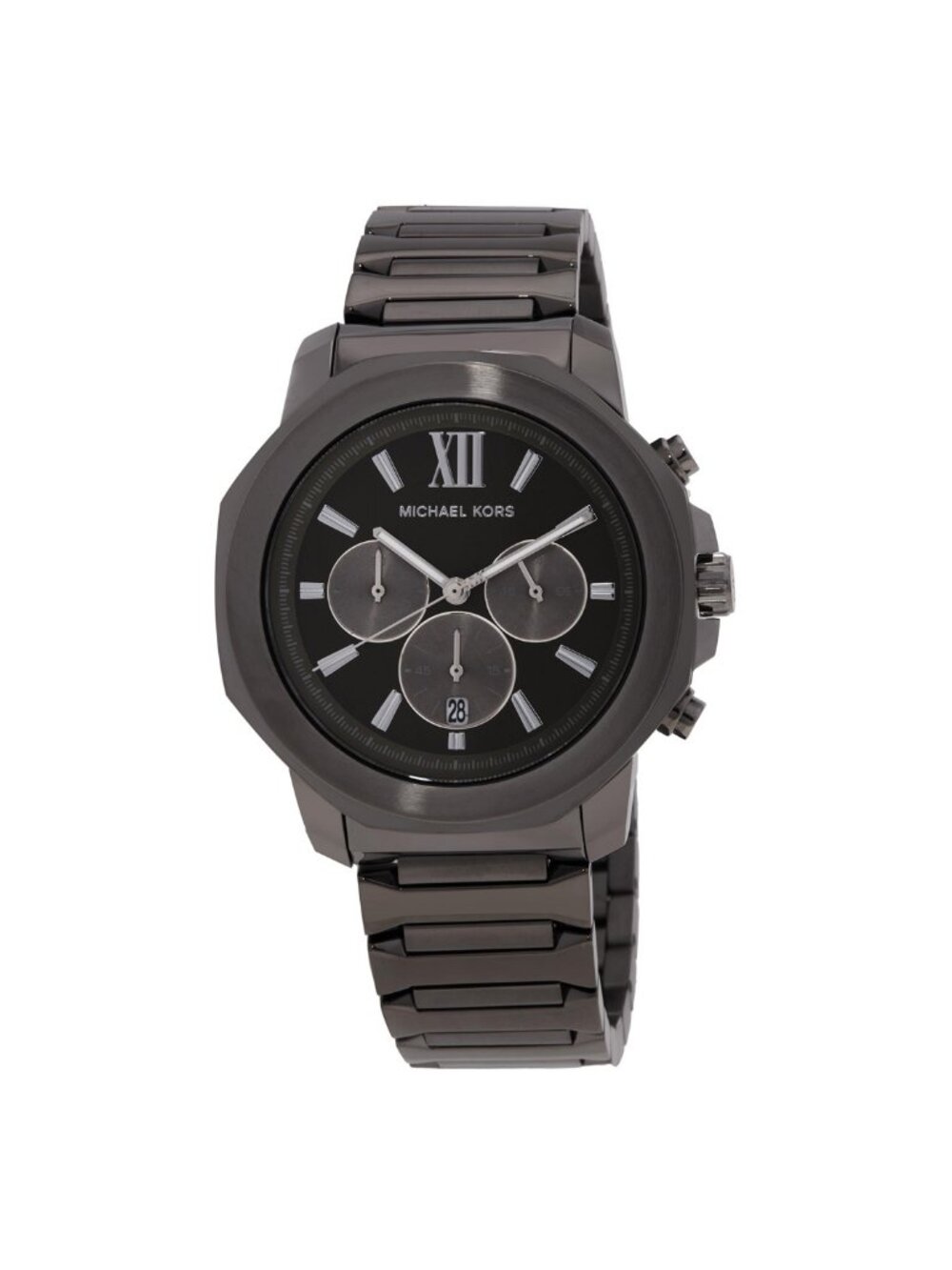 NWT Michael Kors Oversized Prescott Chronograph Quartz Green Dial Men's Watch